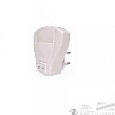 Naktinis led šviestuvas 1W, 4Lm, 6000K, 230V 1