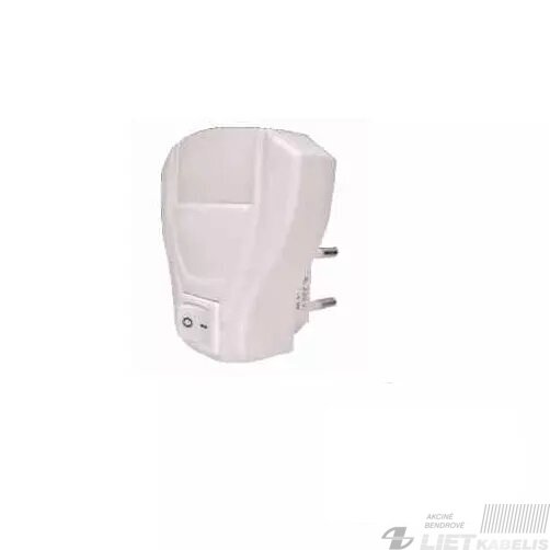 Naktinis led šviestuvas 1W, 4Lm, 6000K, 230V 1