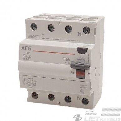 Nuotekių rėlė EFI 40/4/003, AEG Nuotekių rėlė EFI 40/4/003, AEG