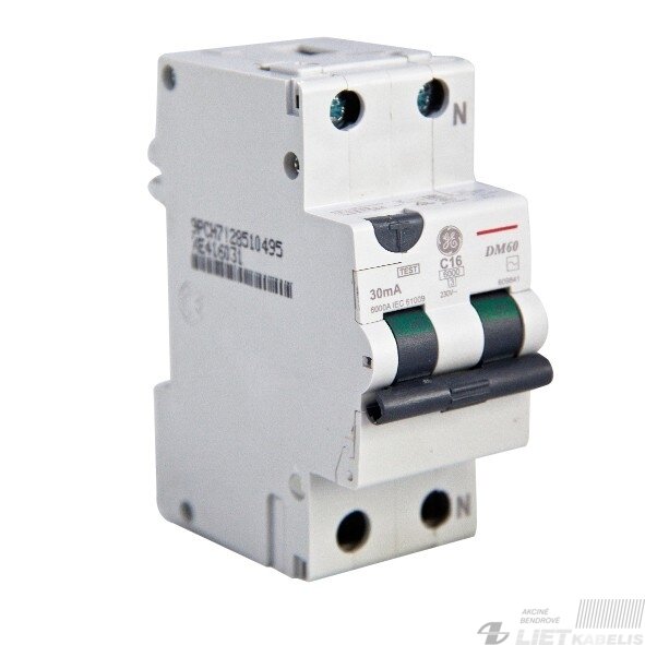 Nuotėkio rėlė DX60 16/1N/C/003 AEG Nuotėkio rėlė DX60 16/1N/C/003 AEG