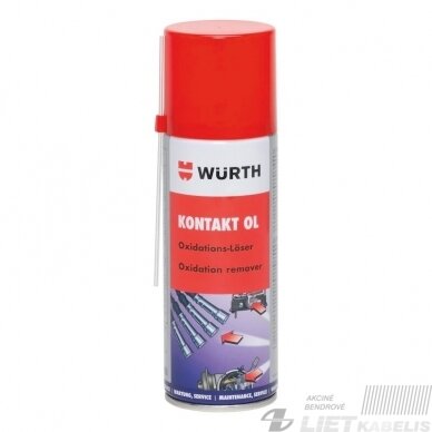 Oksidų ploviklis kontaktams OL ,200ml, WURTH