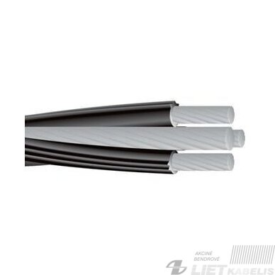 Oro linijų kabelis su PE izoliacija AMKA 3x25+35mm² Oro linijų kabelis su PE izoliacija AMKA 3x25+35mm²