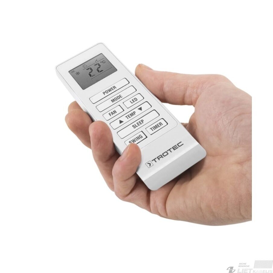 Oro kondicionieriaus PAC-W 2650 SH be išorinio bloko su WI-FI Trotec 6 Oro kondicionieriaus PAC-W 2650 SH be išorinio bloko su WI-FI Trotec 6