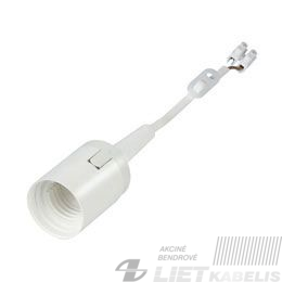 Lempos laikiklis LRD-20B/J E14 remonto darbams, baltas Lempos laikiklis LRD-20B/J E14 remonto darbams, baltas