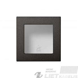 Paviršinio montavimo dėžutė PMD-001, 1vietos, juoda, EPSILON Slim Line, Liregus Paviršinio montavimo dėžutė PMD-001, 1vietos, juoda, EPSILON Slim Line, Liregus