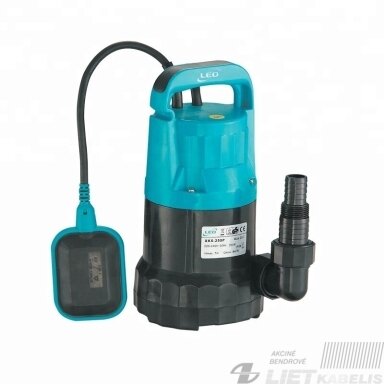 Panardinamas drenažinis siurblys XKS-250P, 220V, LEO