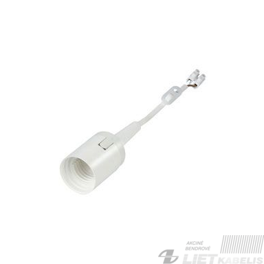 Lempos laikiklis LRD-20B/J E14 remonto darbams, baltas Lempos laikiklis LRD-20B/J E14 remonto darbams, baltas