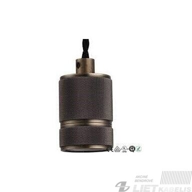 Lempos laikiklis MT10 E27 metalinis RETRO SM Lempos laikiklis MT10 E27 metalinis RETRO SM