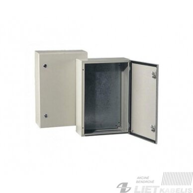Paskirstymo skydas, ST4-625, 600x400x250mm, IP65, metalinis, Tibox Paskirstymo skydas, ST4-625, 600x400x250mm, IP65, metalinis, Tibox