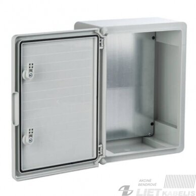 Paskirstymo skydelis plastikinis 500x700x250mm, IP65, ABS be halogenų, F-Elektro  1