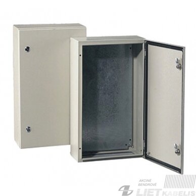 Paskirstymo skydelis ST4-620, 600x400x200mm, IP66, metalinis Tibox Paskirstymo skydelis ST4-620, 600x400x200mm, IP66, metalinis Tibox