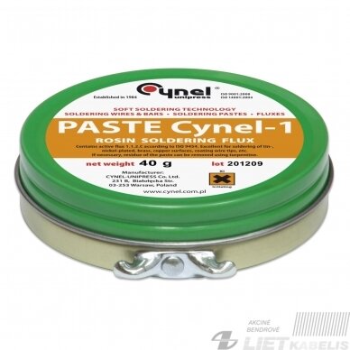 Pasta litavimui 40G CHE1406, TERMO PASTY/CYNEL Pasta litavimui 40G CHE1406, TERMO PASTY/CYNEL