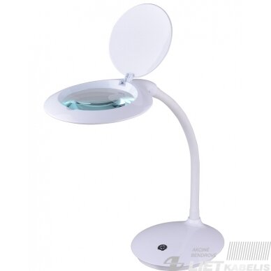 Pastatomas LED šviestuvas su didinimo stiklu LED-A, 6W Pastatomas LED šviestuvas su didinimo stiklu LED-A, 6W