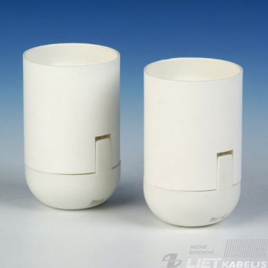 Lempos laikiklis E27 plastikinis 1 Lempos laikiklis E27 plastikinis 1
