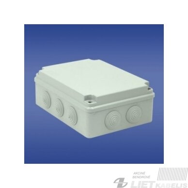 Paviršinė hermetinė dėžutė PH-3A.3 198x148x76mm, IP65, Elektroplast Paviršinė hermetinė dėžutė PH-3A.3 198x148x76mm, IP65, Elektroplast