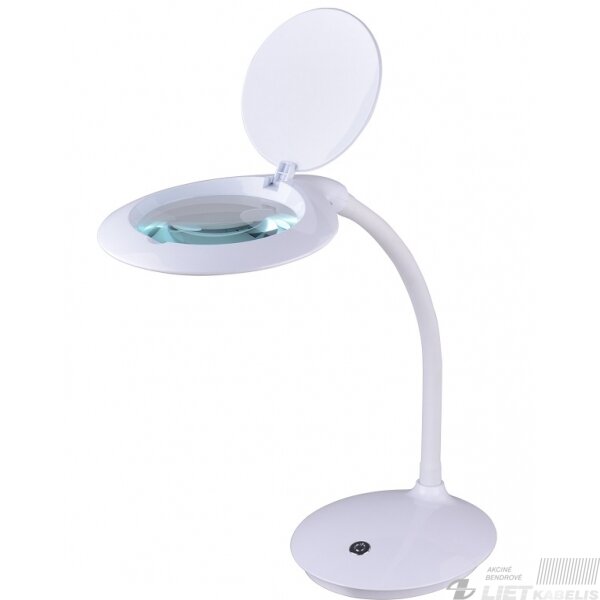 Pastatomas LED šviestuvas su didinimo stiklu LED-A, 6W Pastatomas LED šviestuvas su didinimo stiklu LED-A, 6W