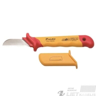 Peilis nužievinimo 54x186mm, PD-V003A, 1000V, PROSKIT Peilis nužievinimo 54x186mm, PD-V003A, 1000V, PROSKIT