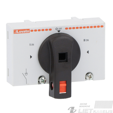 Perjungėjo CO I-0-II GAX5000 sistemos mechanizmas, kirtikliams GA016A...GA040A LOVATO
