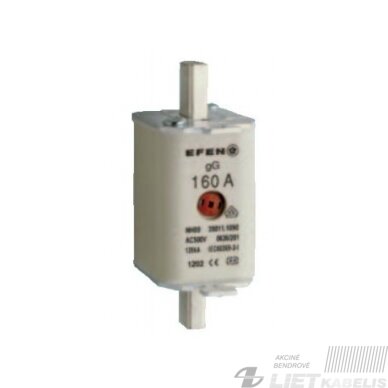 Peilinis saugiklis WT-00C 50A Peilinis saugiklis WT-00C 50A
