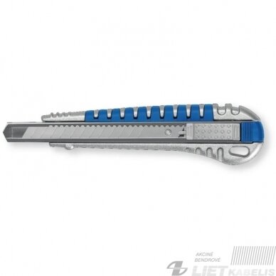 Peilis Blue Line ALU su gumine rankena, 9 mm, Berner 1 Peilis Blue Line ALU su gumine rankena, 9 mm, Berner 1