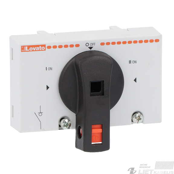 Perjungėjo CO I-0-II GAX5000 sistemos mechanizmas, kirtikliams GA016A...GA040A LOVATO Perjungėjo CO I-0-II GAX5000 sistemos mechanizmas, kirtikliams GA016A...GA040A LOVATO