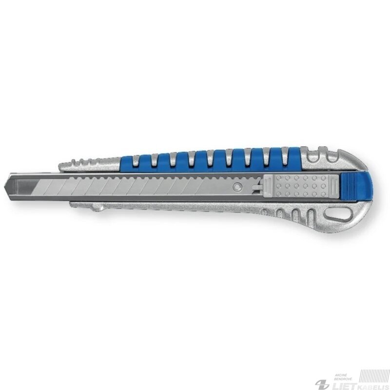 Peilis Blue Line ALU su gumine rankena, 9 mm, Berner 1 Peilis Blue Line ALU su gumine rankena, 9 mm, Berner 1