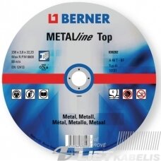 Pjovimo diskas Metalline TOP 125x1.0x22 Berner