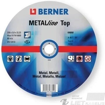 Pjovimo diskas METALline 230x1,9 BERNER