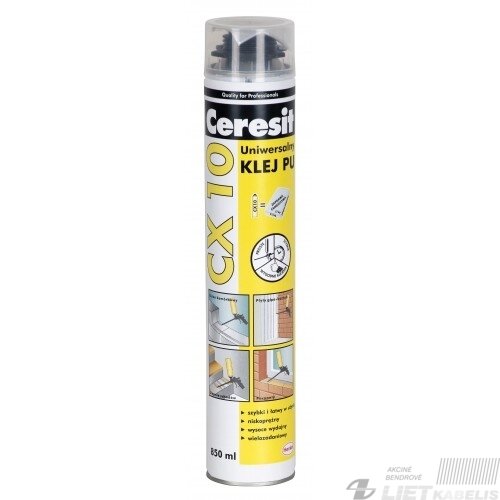 Poliuretaniniai klijai, CX10 850 ml, Ceresiit Poliuretaniniai klijai, CX10 850 ml, Ceresiit
