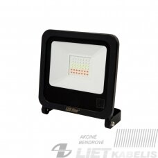 Prožektorius LED Photon  50W, RGB, IP65, juodas, LEDline