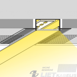 Profilis aliuminis LED juostoms įleidžiamas Vario, 30-04 2m 1 Profilis aliuminis LED juostoms įleidžiamas Vario, 30-04 2m 1