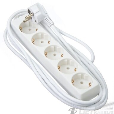 Prailgintojas 5vietų 1,5m, 3x1,5mm, BELLIGHT