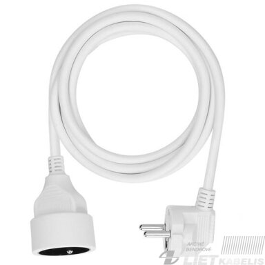Prailgintojas GY03M 1vietos, 3x1.5mm², 3m, BELLIGHT