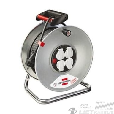Prailgintuvas su metaline rite 50m, 4v, 3x1,5mm, IP44, Brennenstuhl