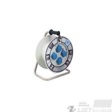 Prailgintuvo  ritė B.1120-RS 4vietų metalinė (tuščia), IP44 PAWBOL