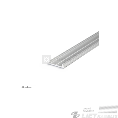 Profilis led juostai FIX12, 18mm pločio neanoduotas aliuminis, 2m, Topmet Profilis led juostai FIX12, 18mm pločio neanoduotas aliuminis, 2m, Topmet