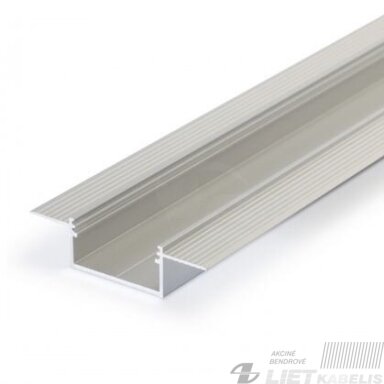 Profilis aliuminis LED juostoms įleidžiamas Vario, 30-04 2m Profilis aliuminis LED juostoms įleidžiamas Vario, 30-04 2m