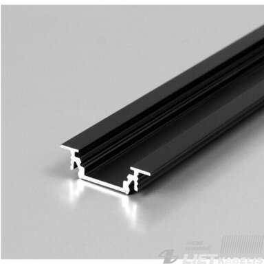 Profilis LED juostai juodas  SURFACE10, Topmet