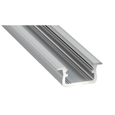 Profilis LED juostoms aliuminis anoduodos įleidžiamas, 2m, LUMINES Profilis LED juostoms aliuminis anoduodos įleidžiamas, 2m, LUMINES