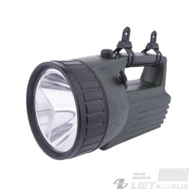 LED žibintas įkraunamas 10W, 380Lm, IP43 Emos