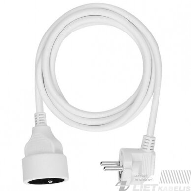 Prailgintojas GY03M 1vietos, 3x1.5mm², 3m, BELLIGHT Prailgintojas GY03M 1vietos, 3x1.5mm², 3m, BELLIGHT