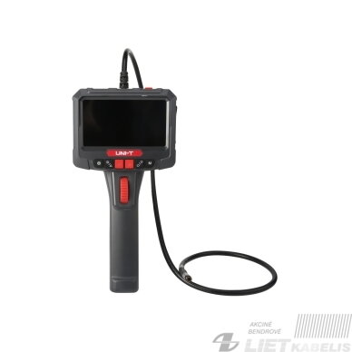Profesionalus boroskopas su 360° sukinėjamu galu, 5.0", 70°, 8mm, 3m, CMOS, IP67, 32GB, UNI-T 3 Profesionalus boroskopas su 360° sukinėjamu galu, 5.0", 70°, 8mm, 3m, CMOS, IP67, 32GB, UNI-T 3