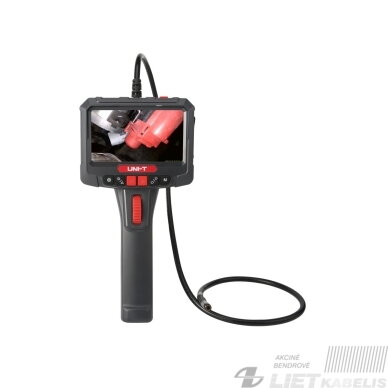 Profesionalus boroskopas su 360° sukinėjamu galu, 5.0", 70°, 8mm, 3m, CMOS, IP67, 32GB, UNI-T 4