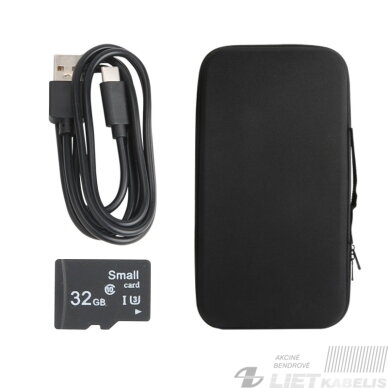 Profesionalus boroskopas su 360° sukinėjamu galu, 5.0", 70°, 8mm, 3m, CMOS, IP67, 32GB, UNI-T 6