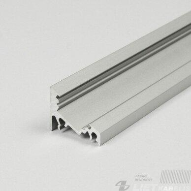 Profilis aliuminis LED juostoms kampinis CORNER 10 anoduotas Topmet