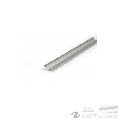 Profilis LED juostai įleidžiamas Groove10, anoduotas, Topmet Profilis LED juostai įleidžiamas Groove10, anoduotas, Topmet