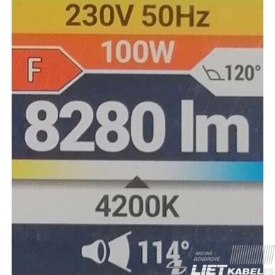 Prožektorius LED 100W, 4200K, 8280LM, IP65, STRUHM 3 Prožektorius LED 100W, 4200K, 8280LM, IP65, STRUHM 3