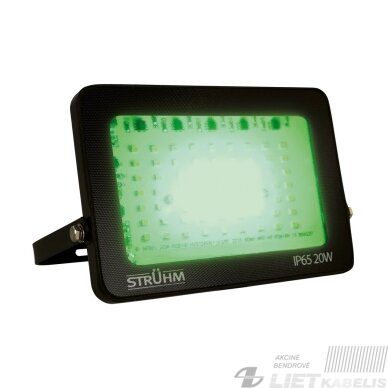 LED prožektorius TABLET 20W, 4300K, 2070lm, RGB, juodas, IP65, STRUHM 1 LED prožektorius TABLET 20W, 4300K, 2070lm, RGB, juodas, IP65, STRUHM 1