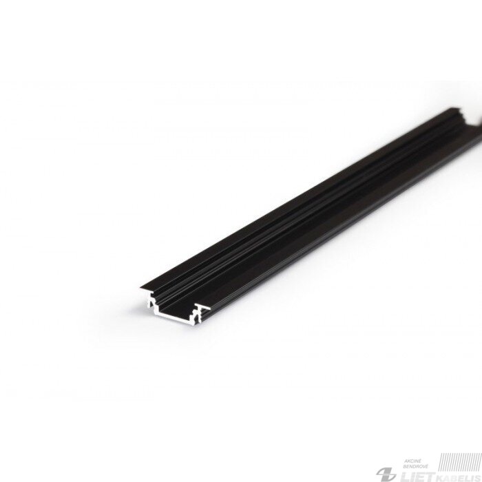 Profilis LED juostai Groove10 anoduotas juodas, Topmet Profilis LED juostai Groove10 anoduotas juodas, Topmet