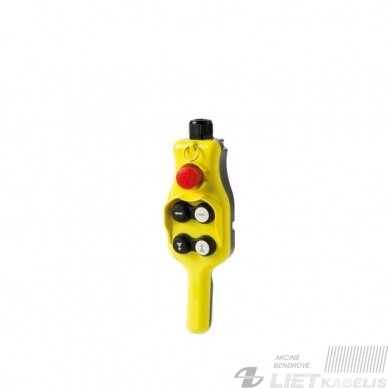 Telferio valdymo pultas ERGO HP05.D2 5 mygtukai IP65 GG Telferio valdymo pultas ERGO HP05.D2 5 mygtukai IP65 GG